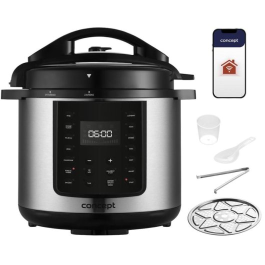 Olla Multi-cocción Concept CK8001 5,6 L 1000 W Noir Acier Inoxydable