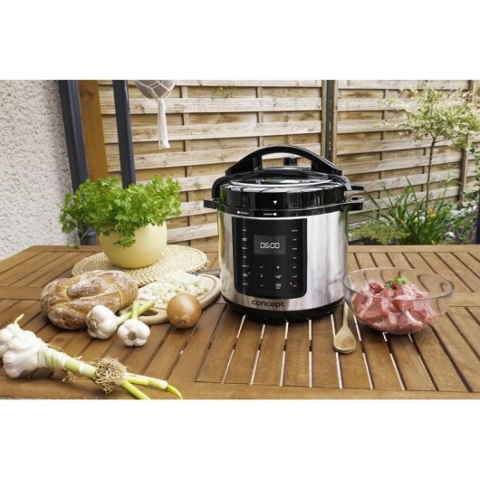 Olla Multi-cocción Concept CK8001 5,6 L 1000 W Noir Acier Inoxydable
