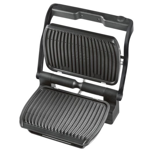 Elektrischer Grill Tefal OptiGrill + GC7128 Schwarz Edelstahl 30 x 20 cm