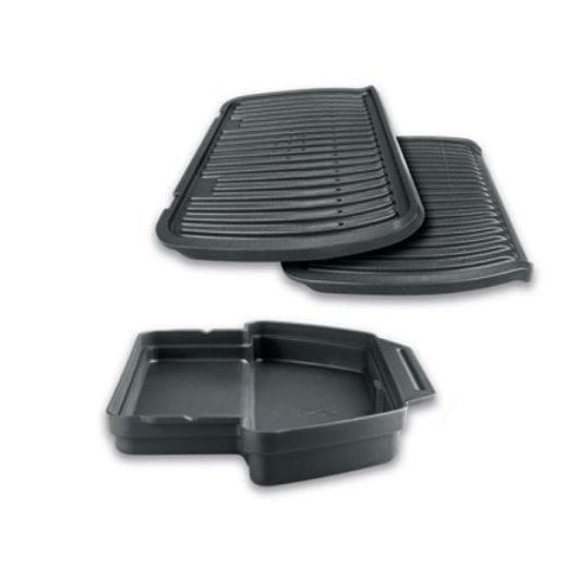 Elektrischer Grill Tefal OptiGrill + GC7128 Schwarz Edelstahl 30 x 20 cm