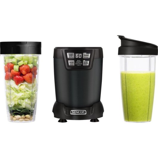Batidora de vaso Sencor SNB 6600BK 1 L 1200 W Noir