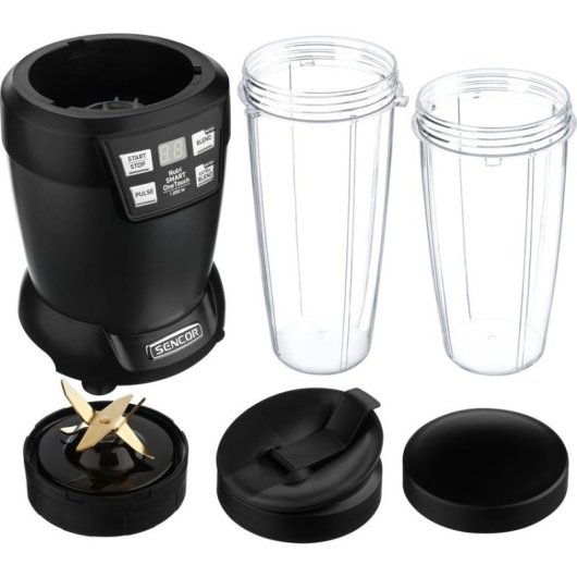 Batidora de vaso Sencor SNB 6600BK 1 L 1200 W Noir