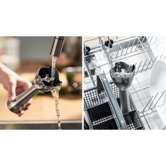Tauchmixer Bosch Serie 6 MSM6M810, 1200 W, 0,6 L, Edelstahl
