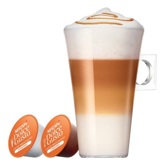 Cápsula de café Nescafé Dolce Gusto Caramel Latte Macchiato 16 peças