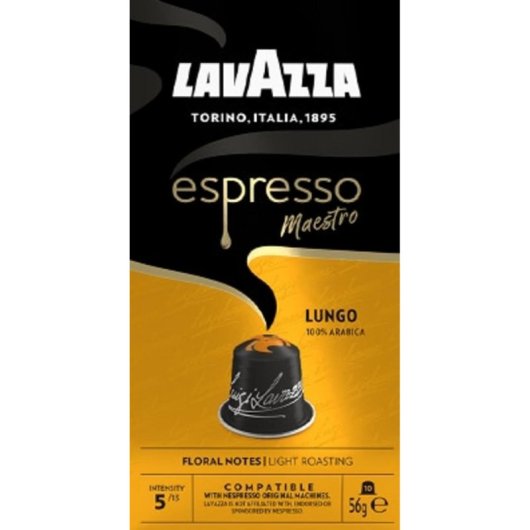 Cápsula de café Lavazza Espresso Maestro Lungo Nespresso Tueste claro 10 piezas