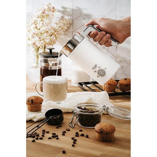 Calentador/Espumador de Leche Adler AD 4494 Automático 500W 300ml Blanco