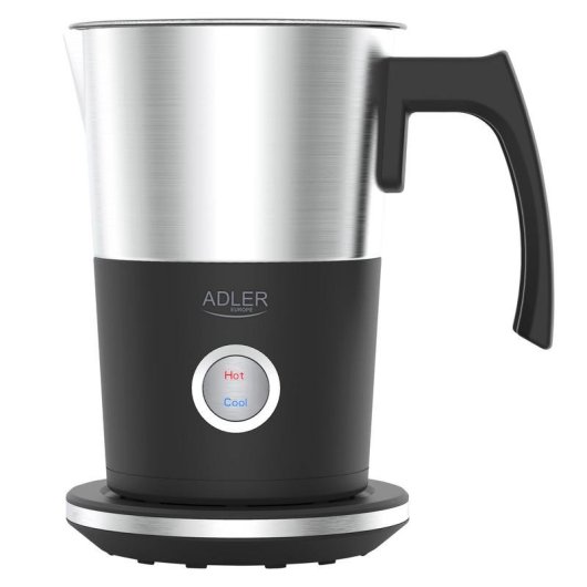 Calentador/Espumador de Leche Adler AD 4497 Automático Negro Acero Inoxidable 300 ml