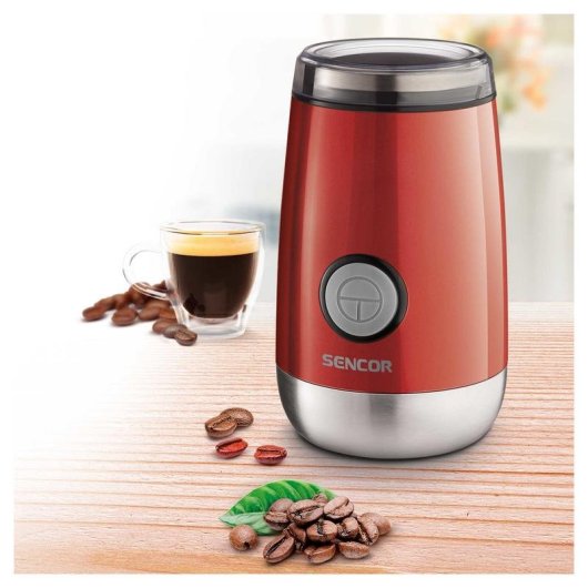 Triturador con cuchillas Sencor SCG 2050RD 60 g Rojo 150 W