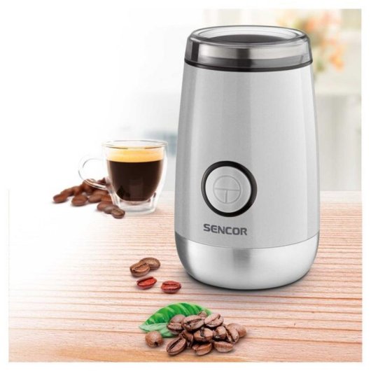 Triturateur de café Sencor SCG 2052WH 150 W 60 g Blanc