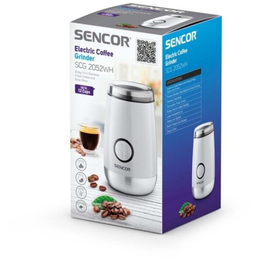Triturateur de café Sencor SCG 2052WH 150 W 60 g Blanc