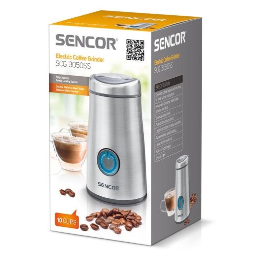 Moulin à café Sencor SCG 3050SS 50 g Acier inoxydable 150 W