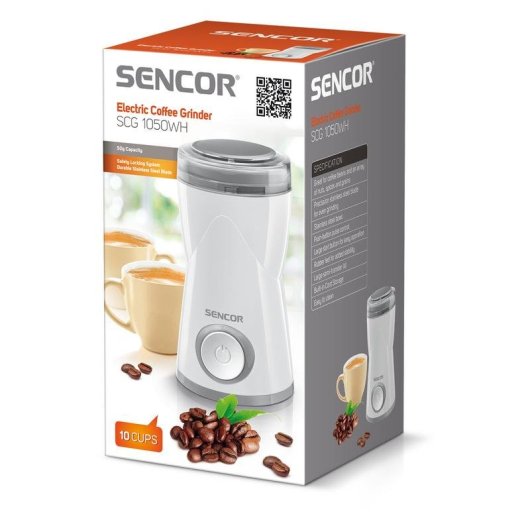 Molinillo de café Sencor SCG 1050WH 50 g Blanco 150 W