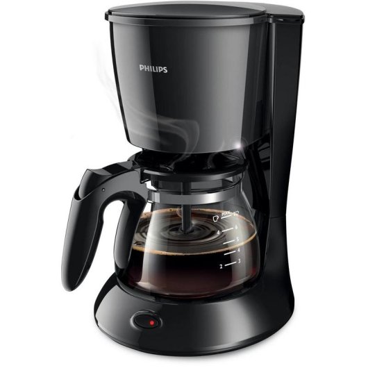 Máquina de café de filtro Philips Daily Collection HD7432/20 0,6 L 7 Chávenas Preta