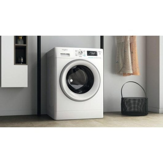 Lavadora Whirlpool FFB 9258 SV PL Carga Frontal 9 kg 1151 rpm B Blanca con Pantalla y Programación Diferida