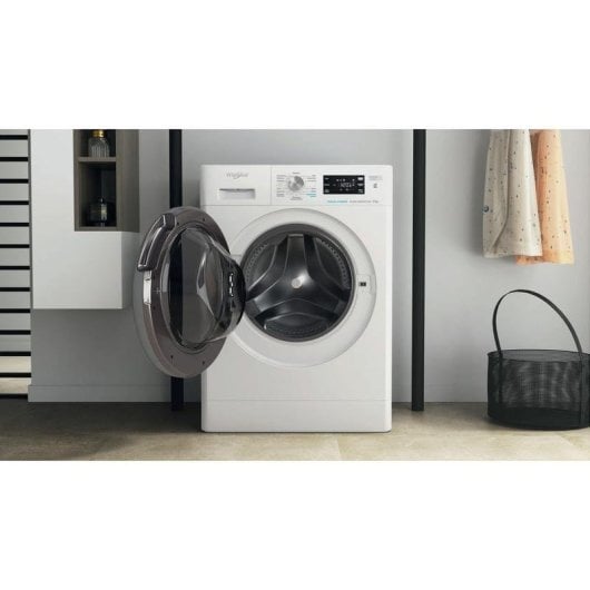 Lavadora Whirlpool FFB 9258 SV PL Carga Frontal 9 kg 1151 rpm B Blanca con Pantalla y Programación Diferida