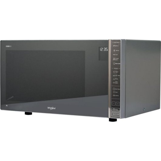 Microondas Whirlpool MWP 303 M 30 Litros 900W con Grill 1050W Touch Mirror