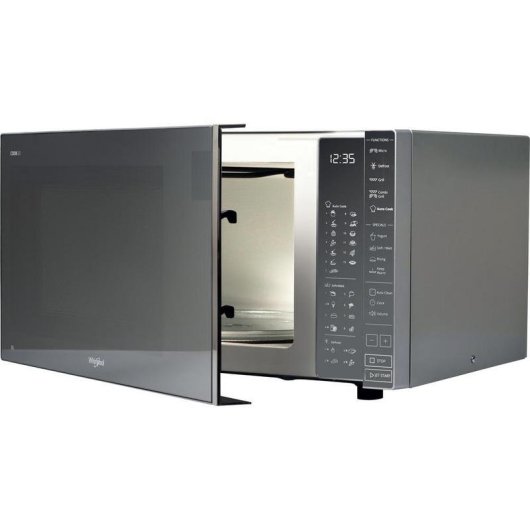 Microondas Whirlpool MWP 303 M 30 Litros 900W con Grill 1050W Touch Mirror