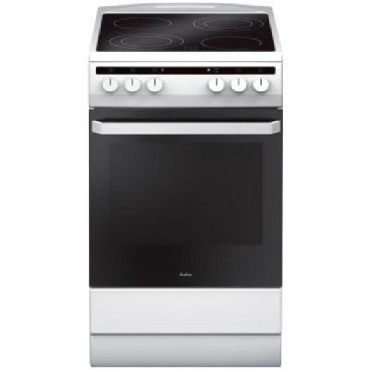 Cocina Independiente Amica 58CE2.315HQ(W) 4 Zonas Cerámicas Horno Eléctrico 62 L Clase A