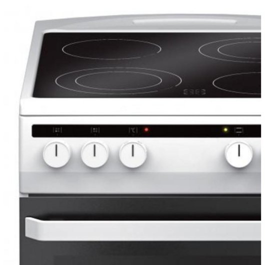 Cocina Independiente Amica 58CE2.315HQ(W) 4 Zonas Cerámicas Horno Eléctrico 62 L Clase A