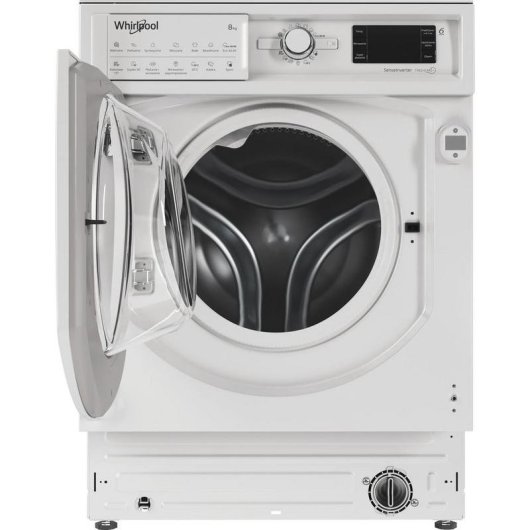 Lavadora Whirlpool BI WMWG 81485 PL Carga Frontal 8 kg 1351 rpm B Blanca con Pantalla y Tecnología Invertida