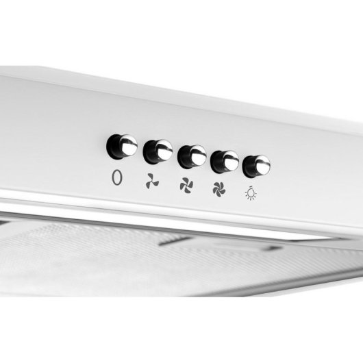 Campana extractora Concept OPP1260WH Canalisation/Recirculation 60cm blanche avec filtre métallique