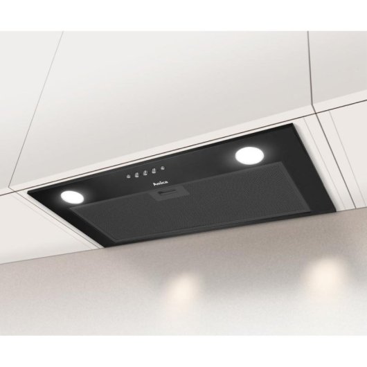 Campana extractora Amica OMC6241B Canalisation/Recirculation 60cm noire avec LED