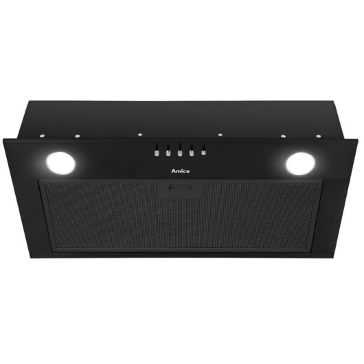 Campana extractora Amica OMC6241B Canalisation/Recirculation 60cm noire avec LED