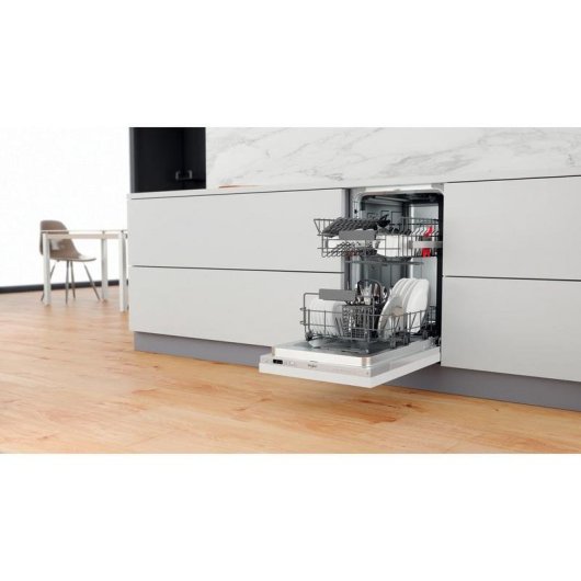 Lavastoviglie Whirlpool WSIC 3M27 10 Coperti E con AquaStop e pannello argento