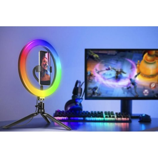 Anillo de iluminación Tracer TRAOSW46807 LED 1700 lm 2800K-7000K Negro
