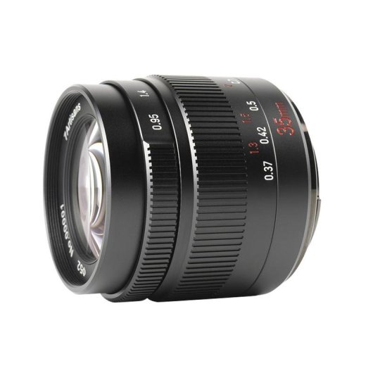 Obiettivo 7Artisans 35mm F0.95 Montatura Fujifilm FX Manuale Metallo Nero