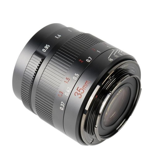 Obiettivo 7Artisans 35mm F0.95 Montatura Fujifilm FX Manuale Metallo Nero