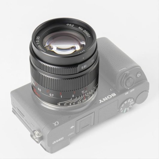 Obiettivo 7Artisans 35mm F0.95 Montatura Fujifilm FX Manuale Metallo Nero