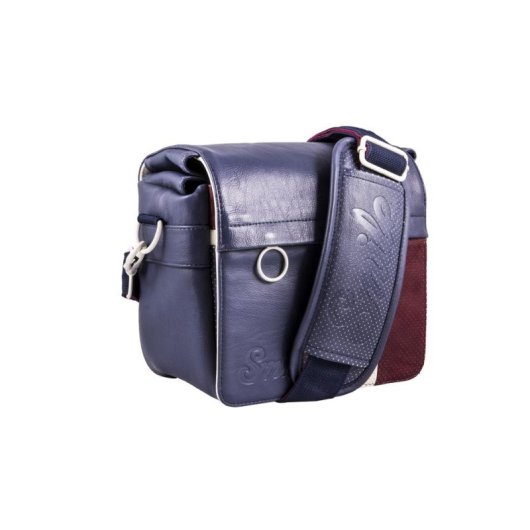 Bolsa Fotográfica Messenger Smile Urban Nomad Wind S Universal Azul Granate Blanco