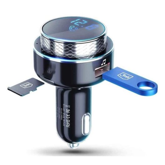 Transmisor FM 3MK Hyper Car Digital USB Tipo A