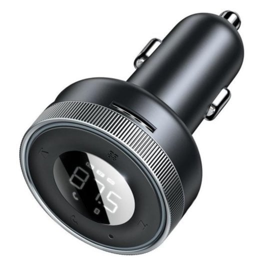 Cargador Baseus Energy Column Interior Encendedor de Cigarrillos 5V Negro