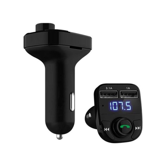 Transmissor FM Forever TR-330 Analógico LED Acendedor de Cigarros