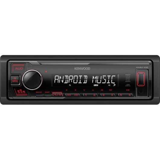 Ricevitore multimediale auto Kenwood KMM-105RY Nero 1 DIN 50W