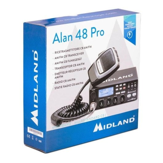 Radio deux voies Midland Alan 48 Pro Banda MURS 400 canaux LCD