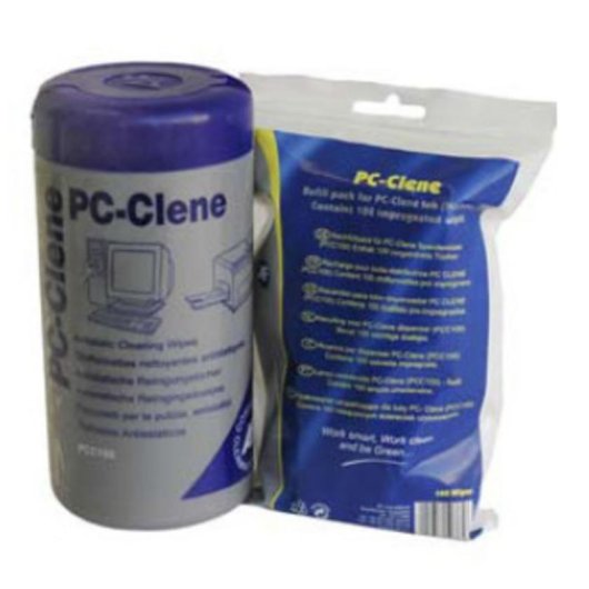 Toalhas de limpeza de equipamento AF PCC100R 100 unidades tubo azul branco universal