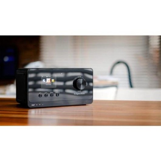 Rádio Pessoal Krüger&Matz KM0816 Bluetooth DAB+ FM 5W Preto