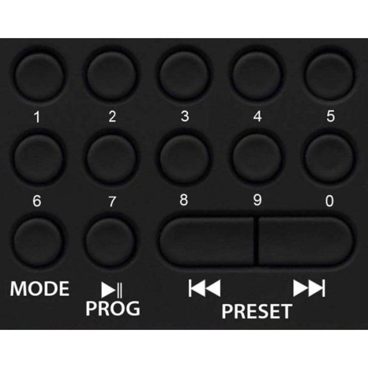 Radio Blaupunkt PR5BL Analógica FM 1 W Negro Azul 123 mm