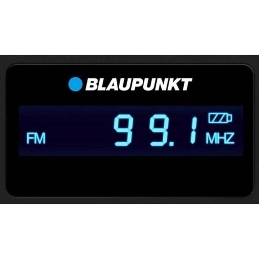 Radio Blaupunkt PR5BL Analógica FM 1 W Negro Azul 123 mm