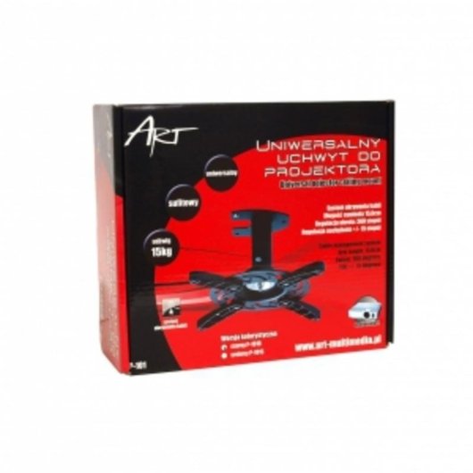 Montaje para proyector Art P-101 Techo 15 kg Negro