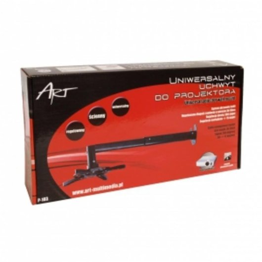 Montaje para proyectores Art P-103 Techo/Pared 15 kg Negro
