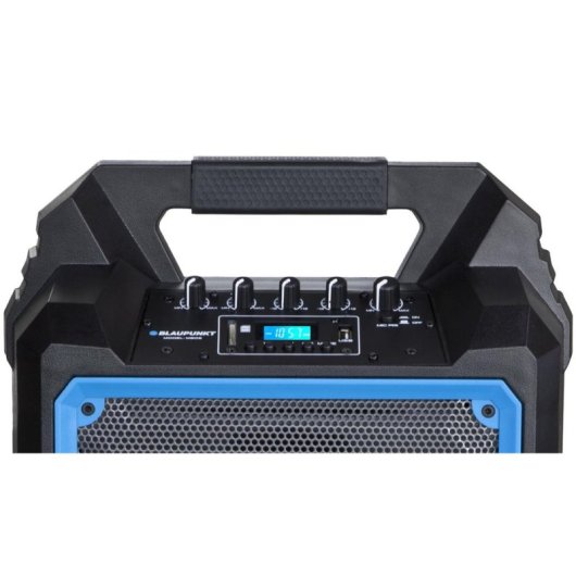 Colunas Blaupunkt Portáteis Estéreo Bluetooth 500W com Rádio FM