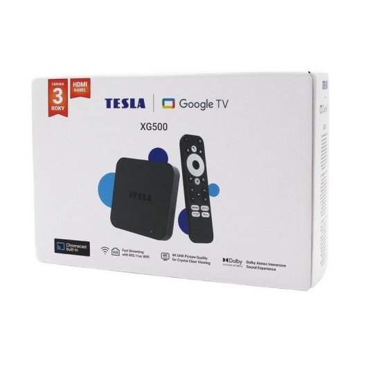 Descodificador Tesla XG500 4K Ultra HD WiFi Ethernet Bluetooth 5.0