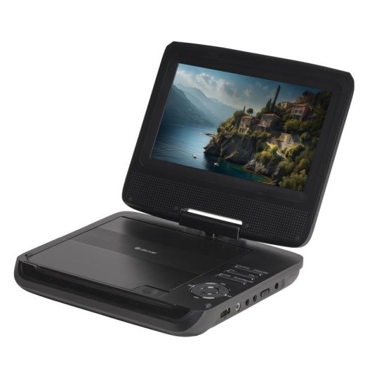 Reproductor de DVD portátil Denver MT-792 7" Negro USB