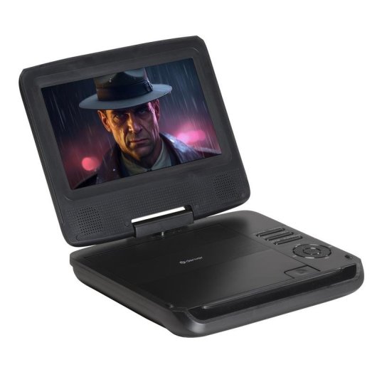 Reproductor de DVD portátil Denver MT-792 7" Negro USB