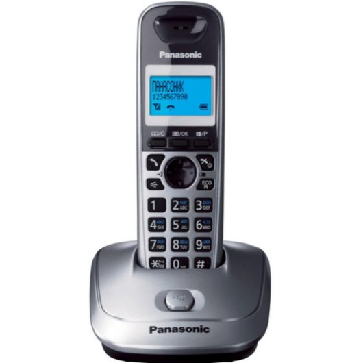 Teléfono DECT Panasonic KX-TG2511 Inalámbrico Altavoz Gris
