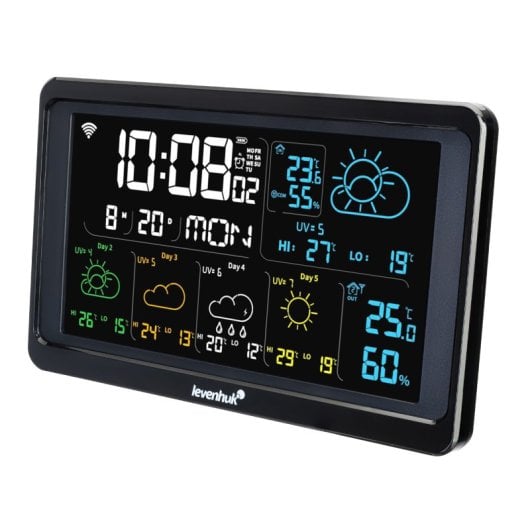 Estacao Meteorologica Levenhuk Wezzer Plus Lp80 Wi-Fi Bluetooth Sensor 100m